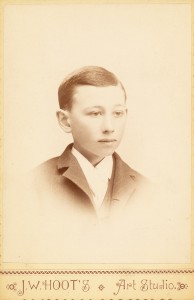 HN Anderson, 1888, age 12
